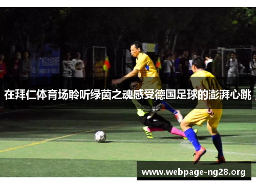 在拜仁体育场聆听绿茵之魂感受德国足球的澎湃心跳